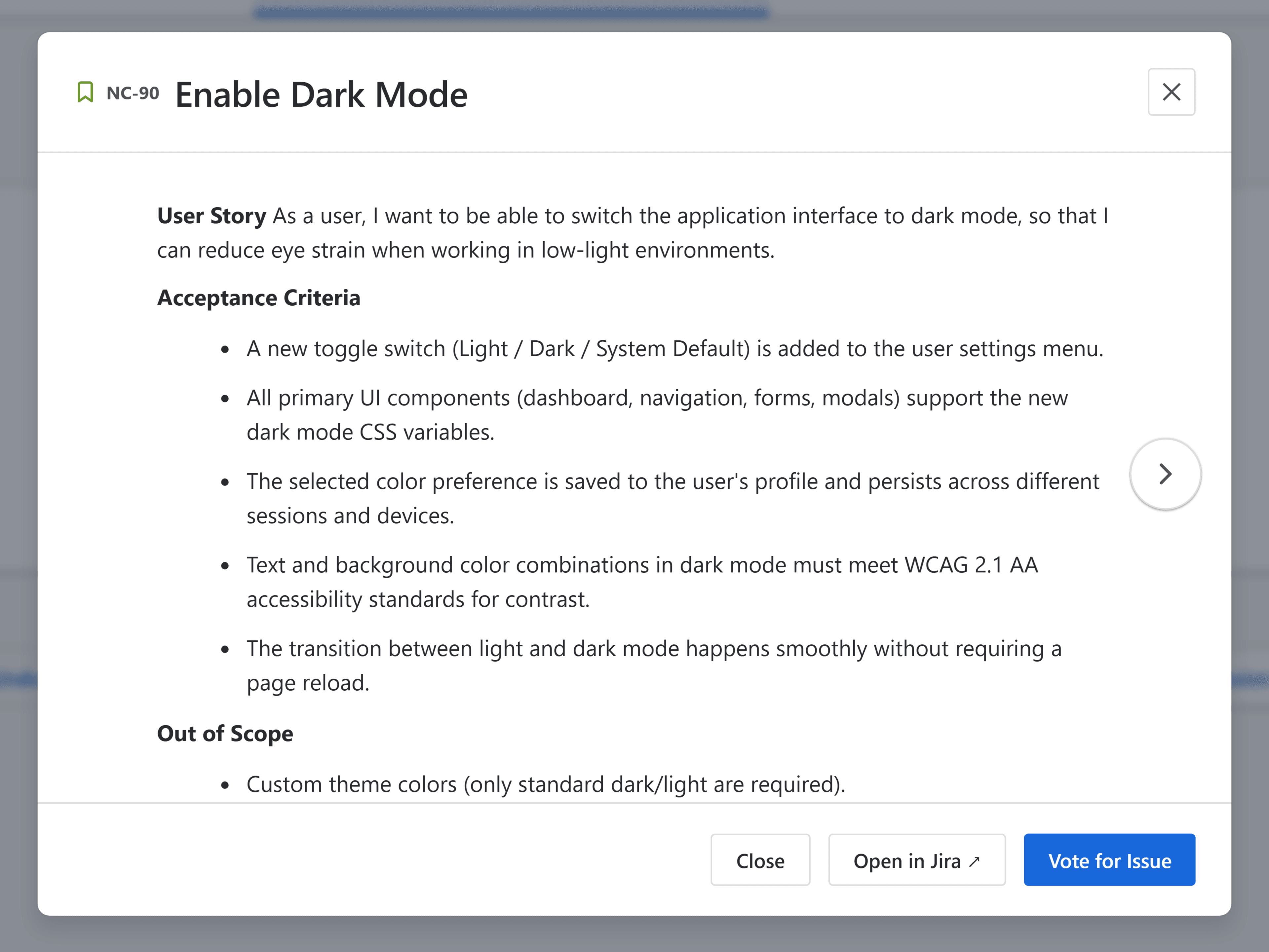 Context with one click.